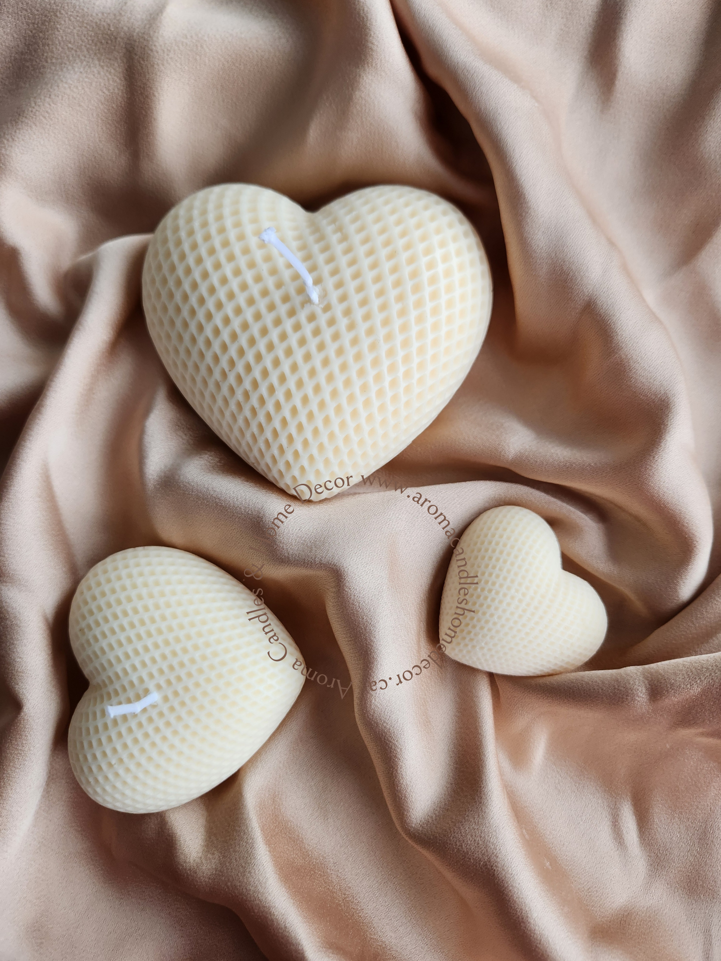 Lot de 3 Coeurs